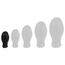 EggPlay Plug Egg A XS 6 x 3.5cm Noir